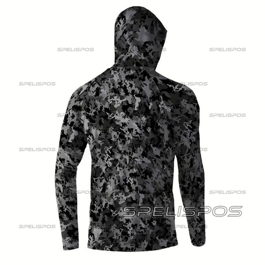 Men's Long Sleeve Fishing Hoodie Sailing Shirt