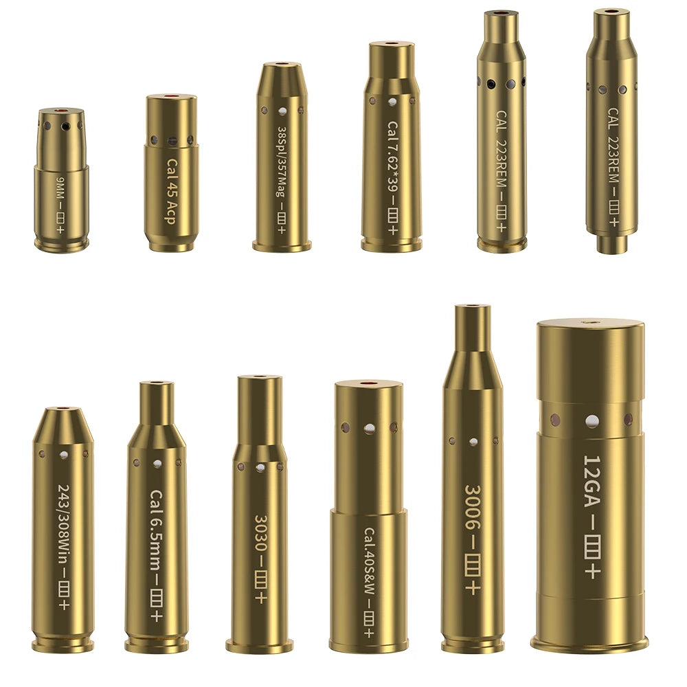 223REM Optics Cartridge Red Dot Laser Bore Sighter For Pistol Rifle Scope