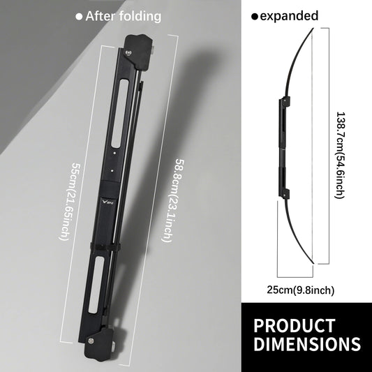 Foldable Bow and Arrow Set 55 Inch for Adults, Right Left Handed Archery