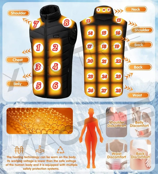 Men/Women Heated Vest Jacket