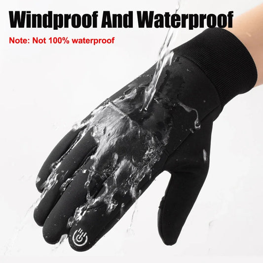 Men / Women Waterproof Winter Flip Open Two Finger Gloves