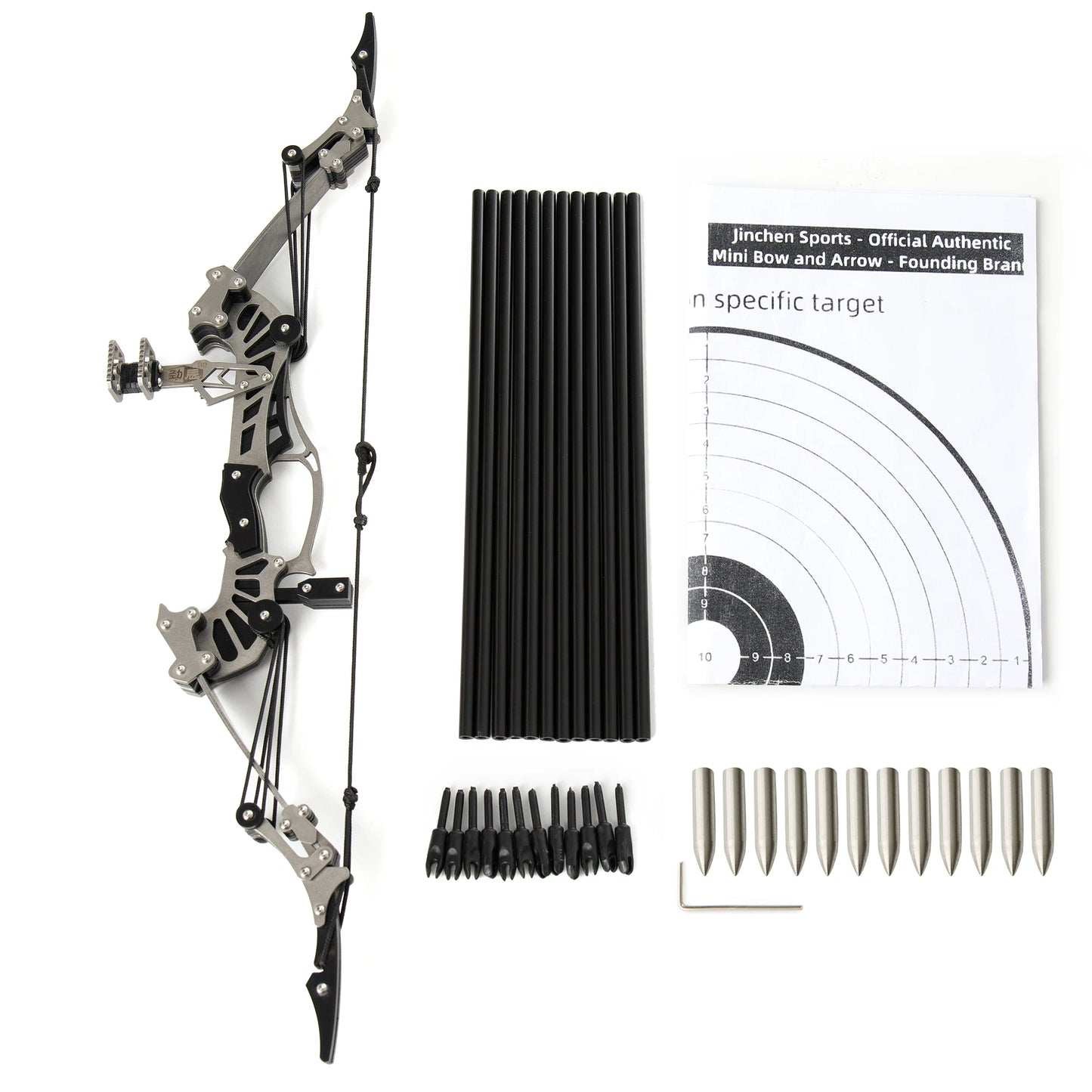 Compound Bow And Arrow Set for Right Or Left Handed Shooters Outdoor Hunting Target Games