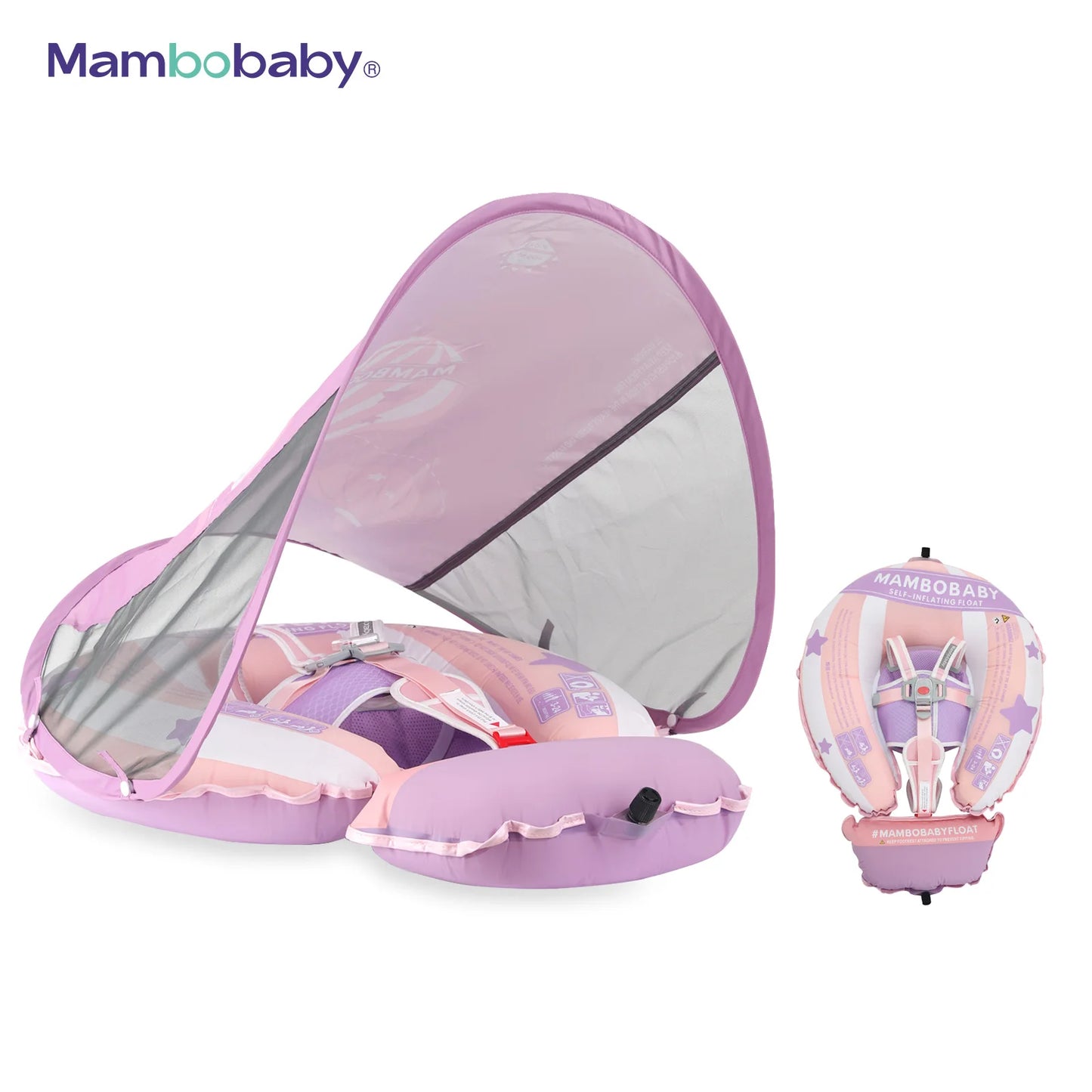 Baby Swimming Float With Sunshade For Infant Non-Inflatable