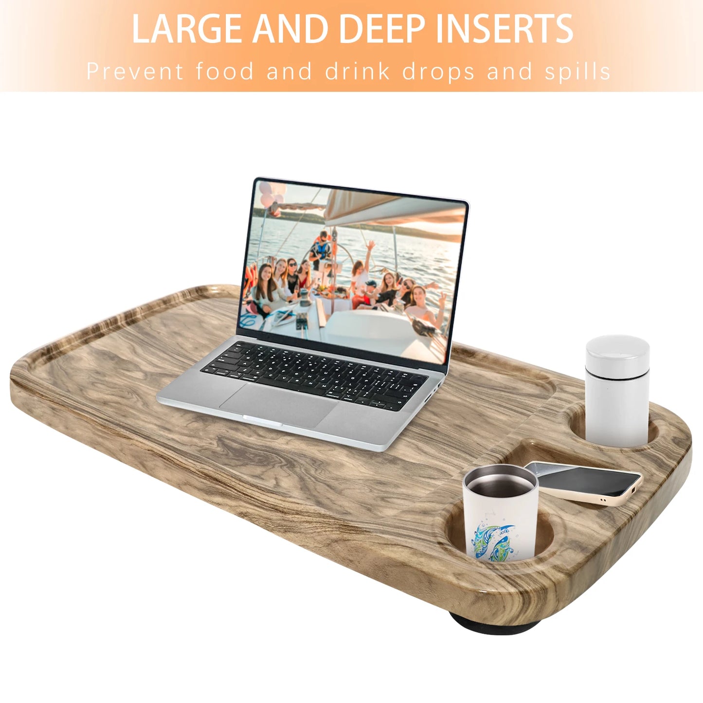 Removable Boat Table, 34X18 inch Rectangular Pontoon Boat Table
