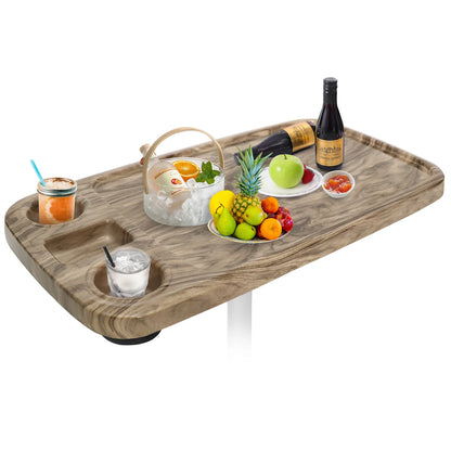 Removable Boat Table, 34X18 inch Rectangular Pontoon Boat Table