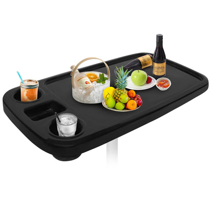 Removable Boat Table, 34X18 inch Rectangular Pontoon Boat Table