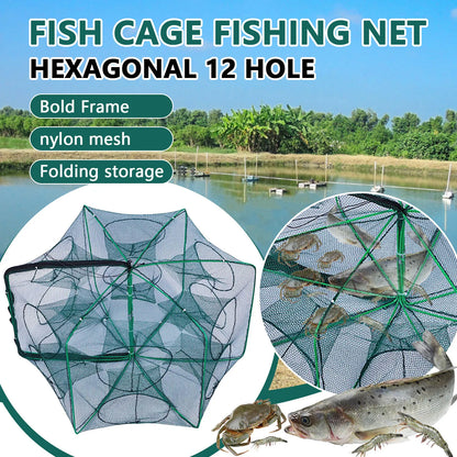 Nylon Folding Lobster / Shrimp / Crab / Fish Cage / Trap