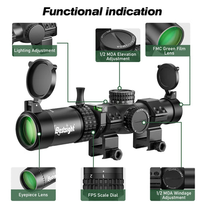 1-5X24 Tactical Rifle Scope