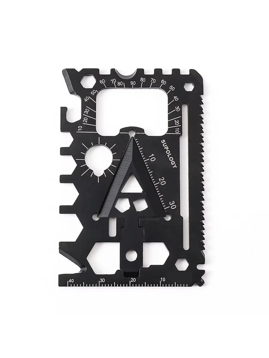 18-in-1 Credit Card Multi-Function Survival Tool