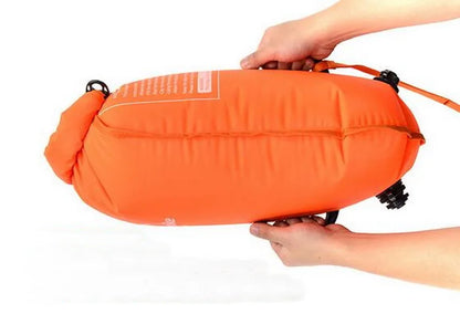 18L Waterproof Inflatable Swimming Bag Double Balloon Swim Buoy