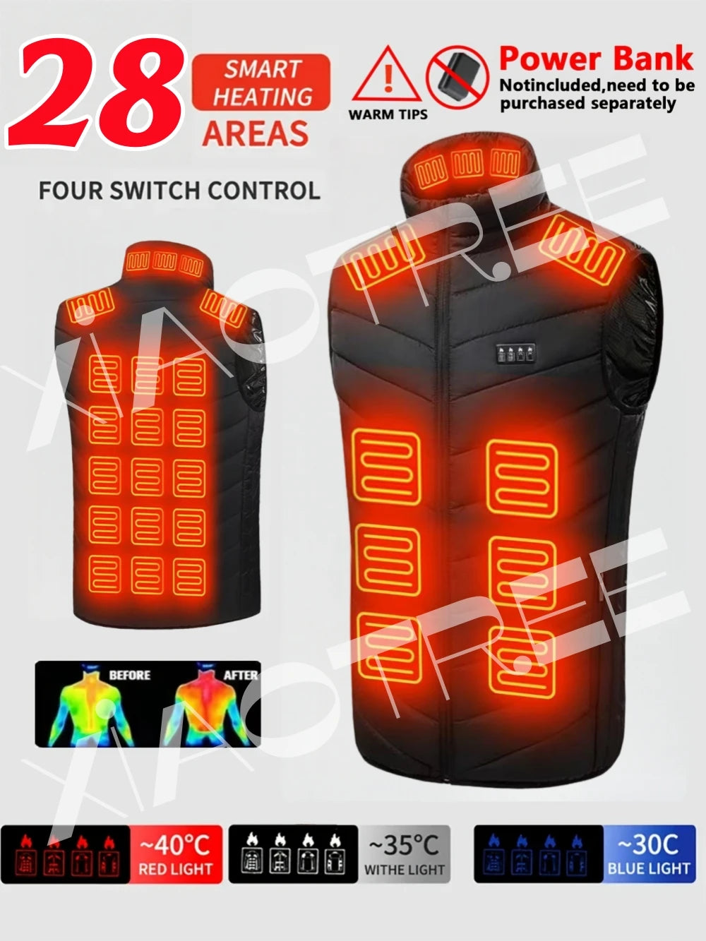 Men/Women Heated Vest Jacket