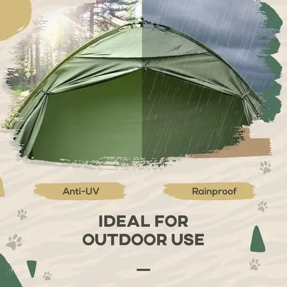 Single Person Folding Off-Ground Tent, Covered Outdoor Bed with Carry Bag