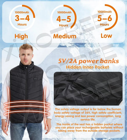 Men/Women Heated Vest Jacket
