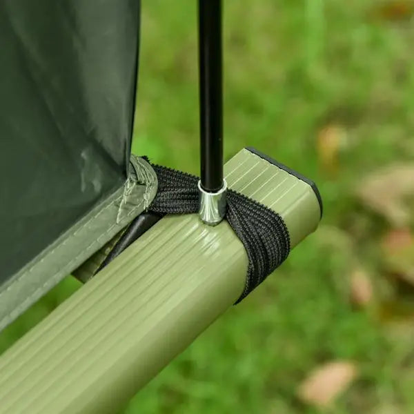 Single Person Folding Off-Ground Tent, Covered Outdoor Bed with Carry Bag