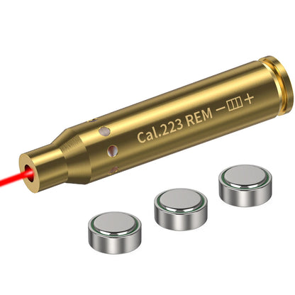 223REM Optics Cartridge Red Dot Laser Bore Sighter For Pistol Rifle Scope