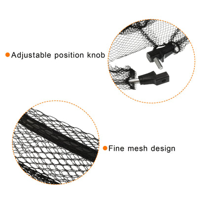 Telescopic Aluminum  Folding Fishing Net Extend to 4.9ft