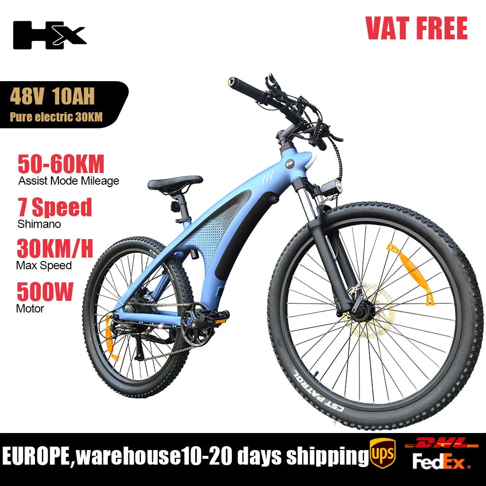 2000W Adults 27.5" Removable Battery Electric Mountain Ebike