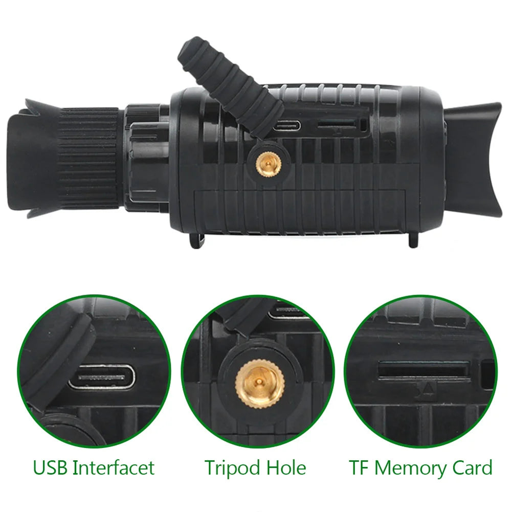 Digital Night Vision HD Infrared Monocular For Hunting, Camping, Travel