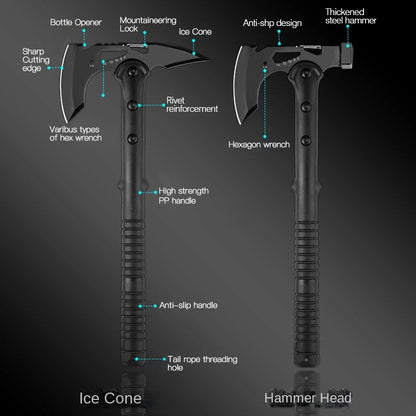 Camping Spike or Hammer Multi-Function Axe