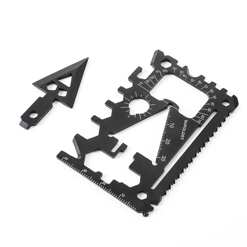 18-in-1 Credit Card Multi-Function Survival Tool