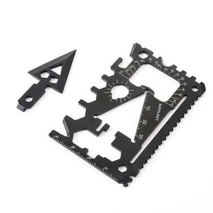 18-in-1 Credit Card Multi-Function Survival Tool