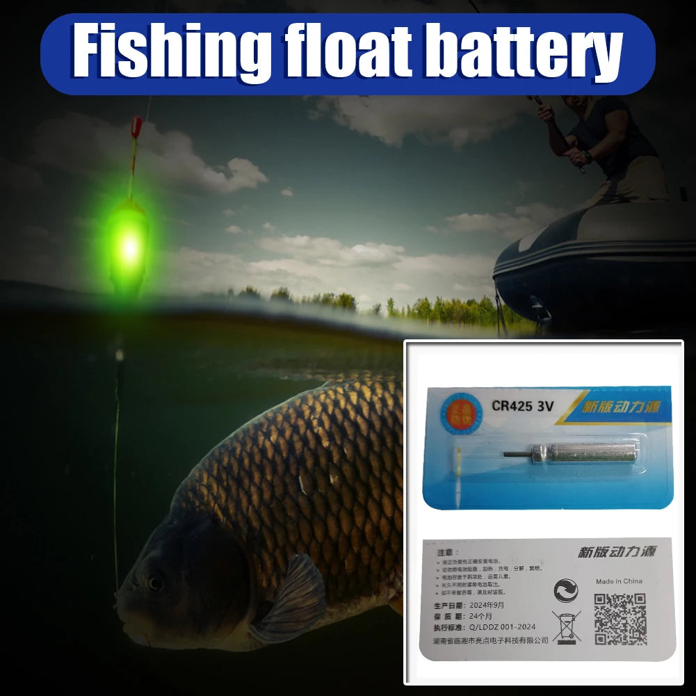 10-100PCS Battery CR425/3.6V Night Fishing Floats.