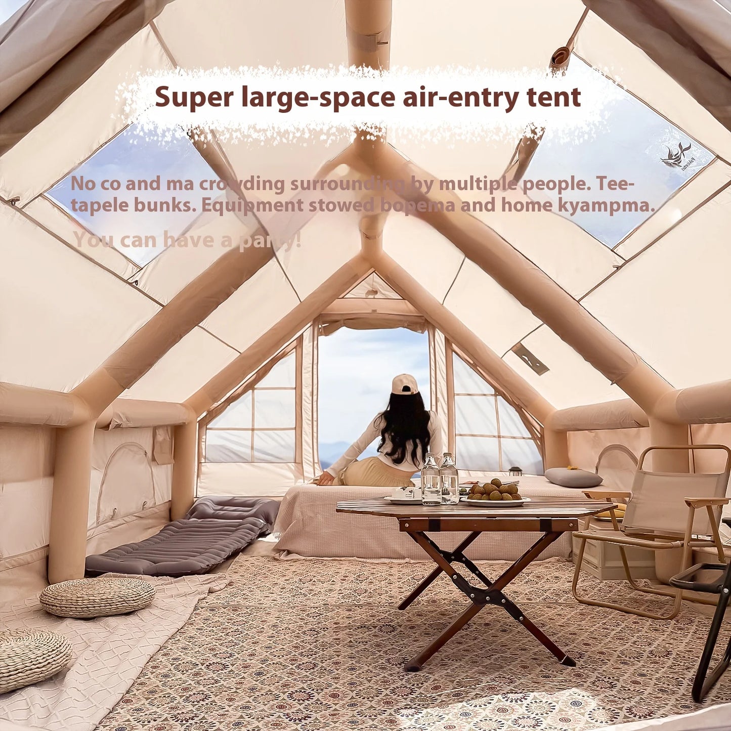 Inflatable 4/6/8 Person Tent