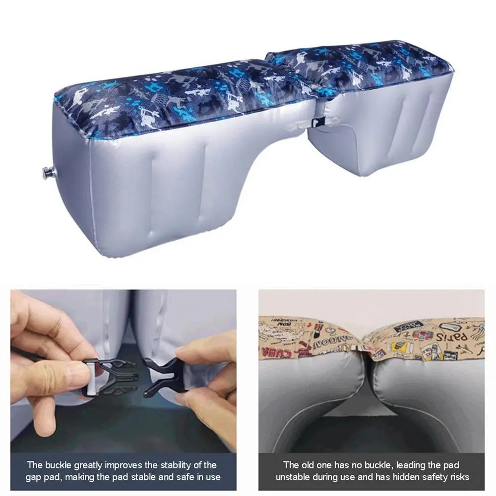 Universal Self-propelled Car Air Mattress Rear Seat Foot Gap Cushion