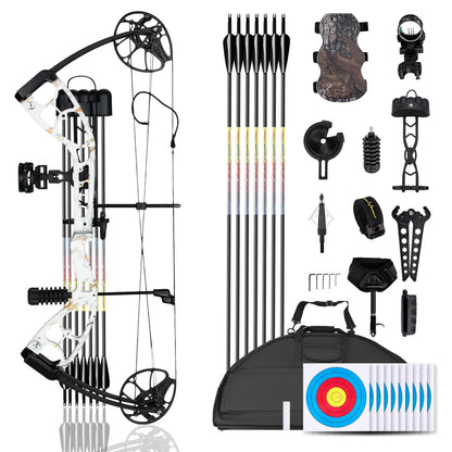 Lightweight Archery Compound Bow Kit for Hunting and Shooting