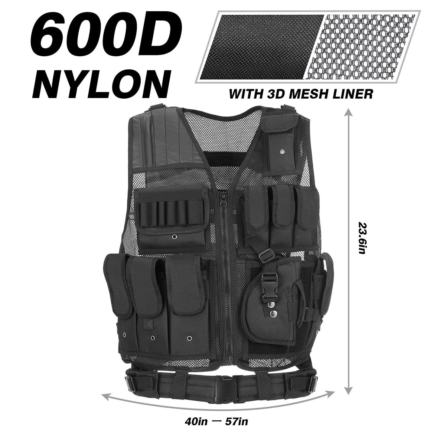 Multi-Pockets Breathable Vest