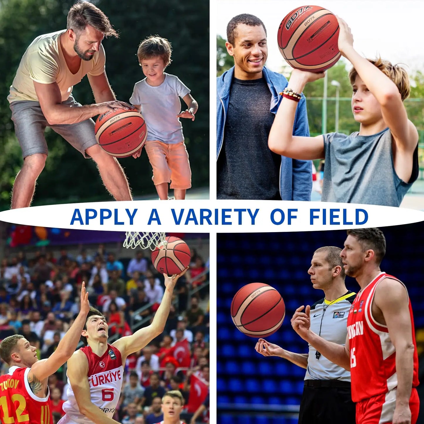 Rubber Indoor Outdoor Basketball