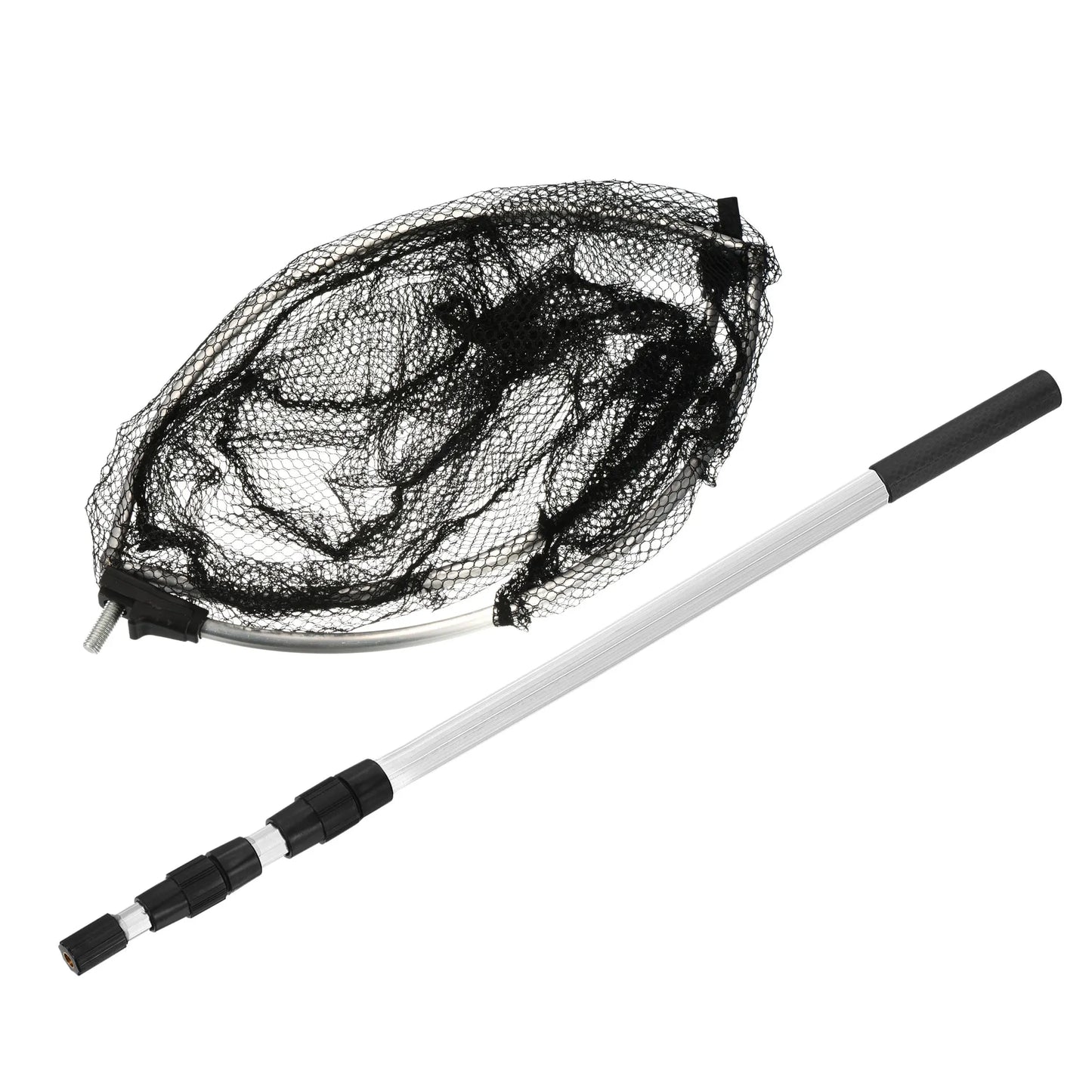 Telescopic Aluminum  Folding Fishing Net Extend to 4.9ft