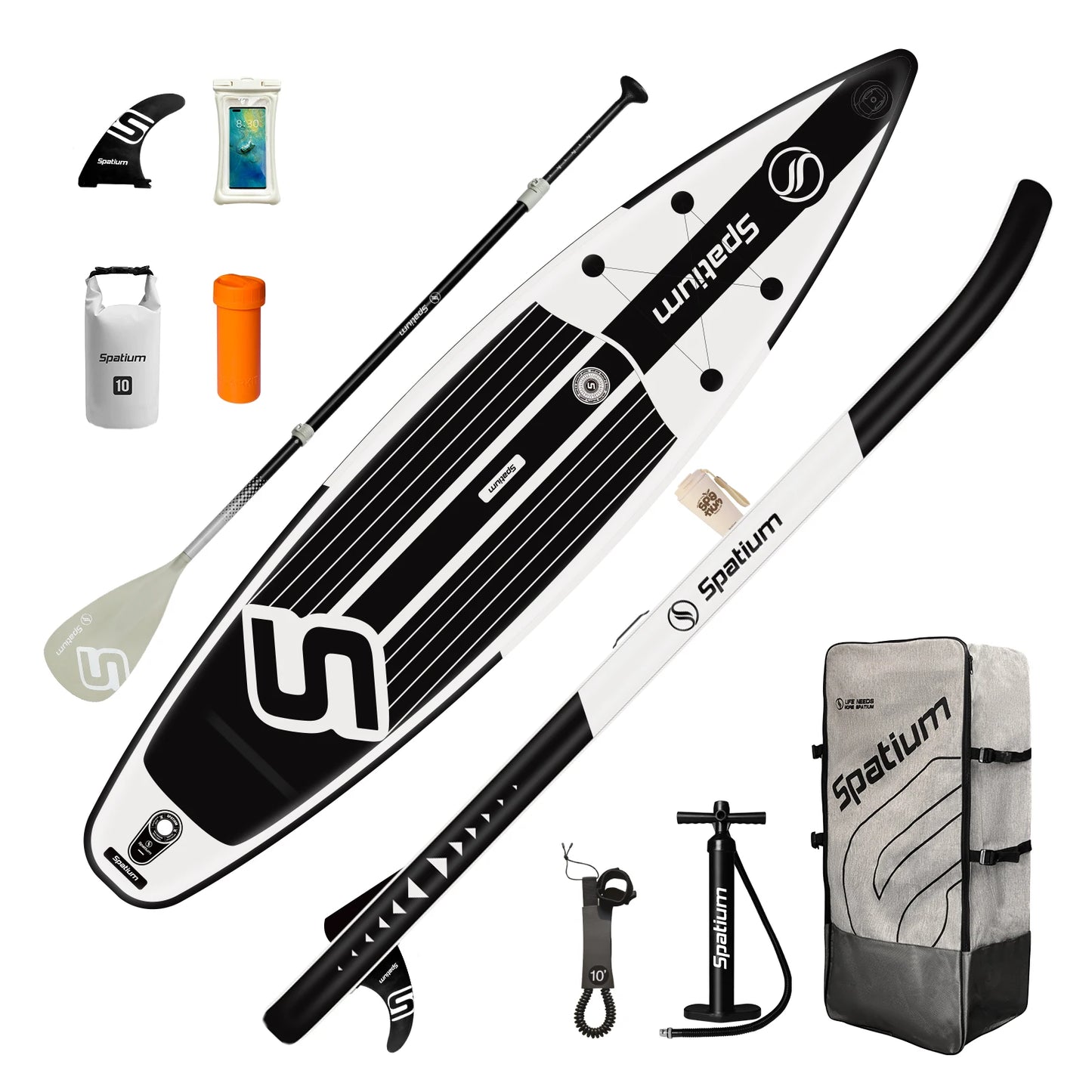 Touring Inflatable Stand Up Paddle Board Non-Slip Surf Board Water Sports Kayak