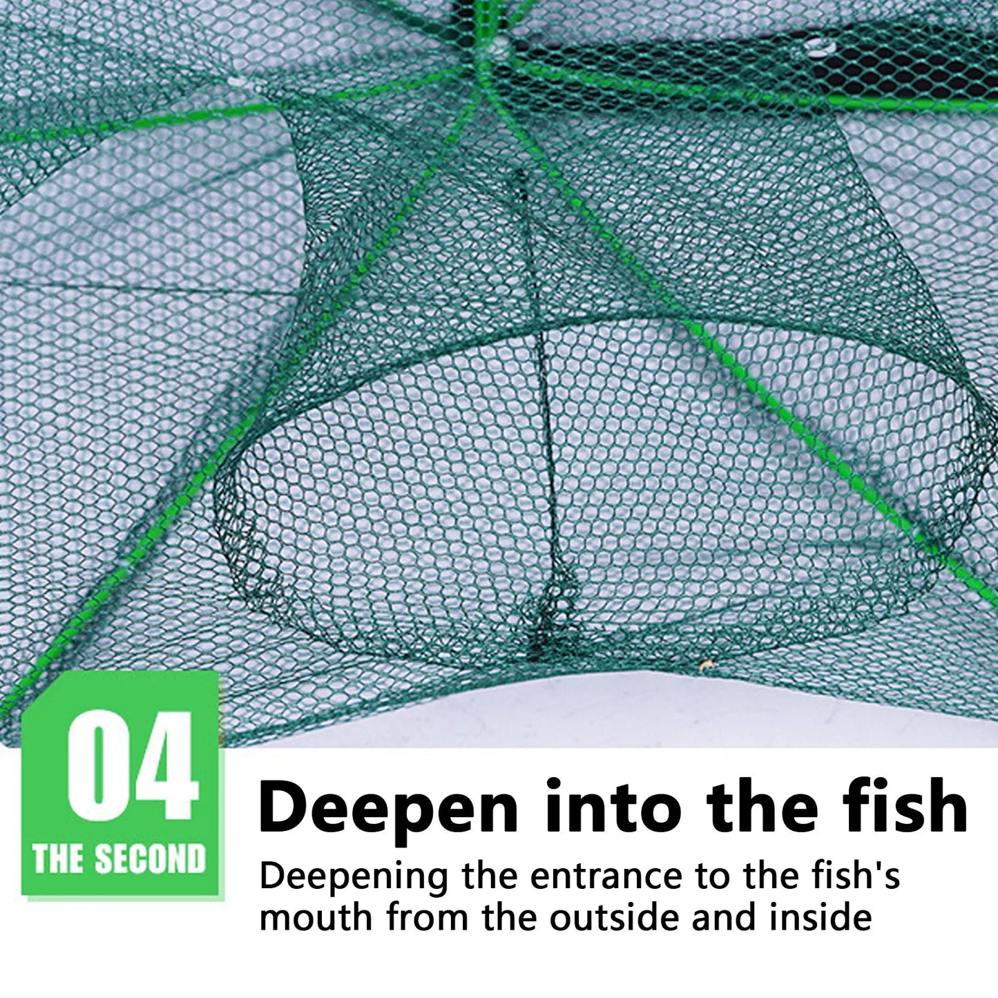 Nylon Folding Lobster / Shrimp / Crab / Fish Cage / Trap