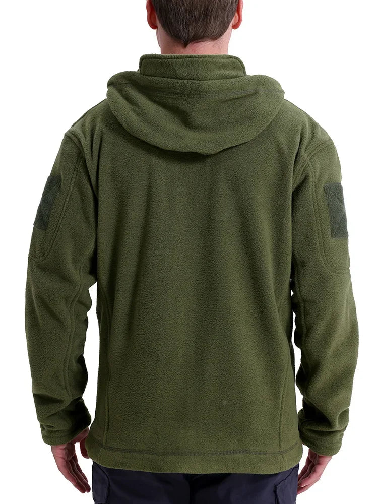Men's Multi-Pocket Fleece Hunting / Hiking / Hoody Jacket