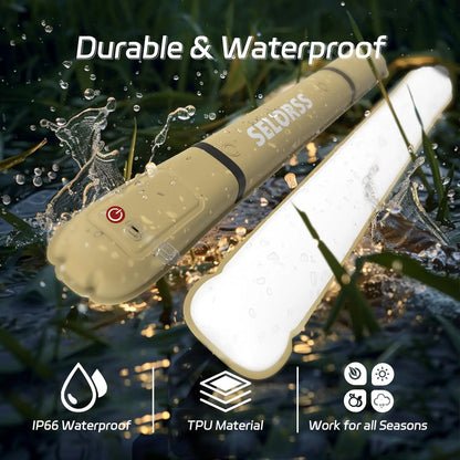 Rechargeable Camping Strong Light Waterproof 2000 mAh Tent Lamp