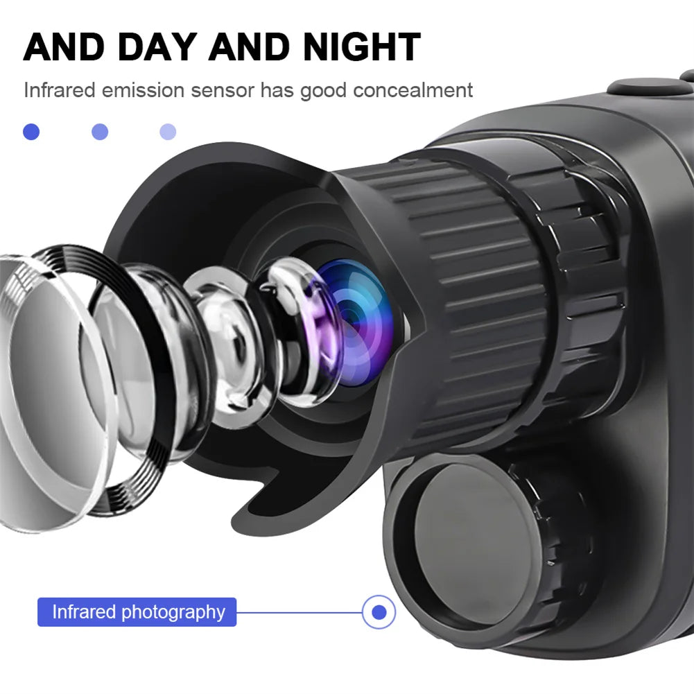 Digital Night Vision HD Infrared Monocular For Hunting, Camping, Travel