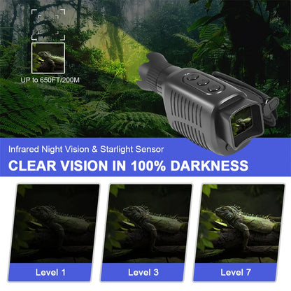 Digital Night Vision HD Infrared Monocular For Hunting, Camping, Travel