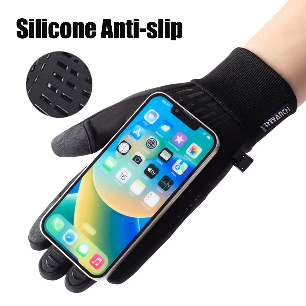 Men / Women Waterproof Winter Flip Open Two Finger Gloves