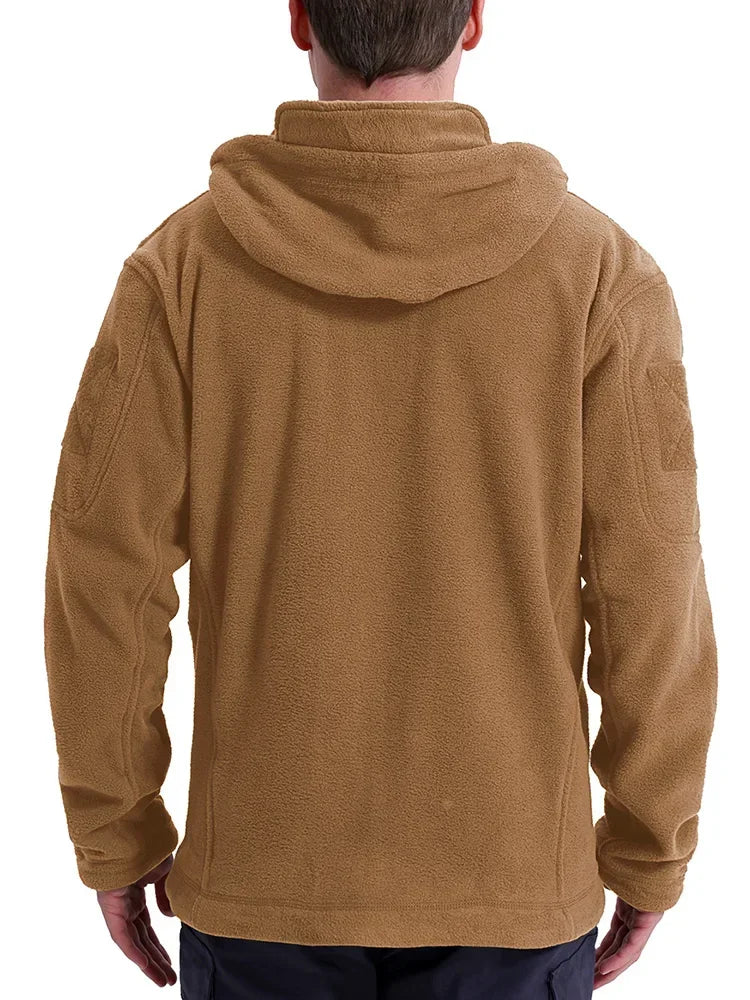 Men's Multi-Pocket Fleece Hunting / Hiking / Hoody Jacket