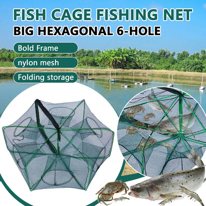 Nylon Folding Lobster / Shrimp / Crab / Fish Cage / Trap