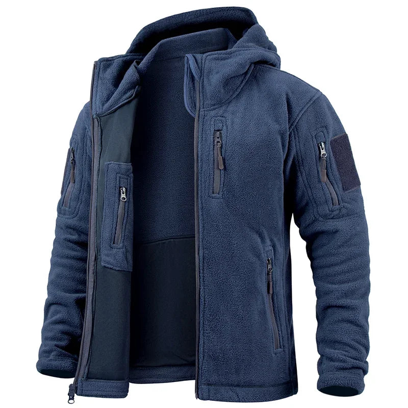Men's Multi-Pocket Fleece Hunting / Hiking / Hoody Jacket