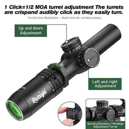 1-5X24 Tactical Rifle Scope