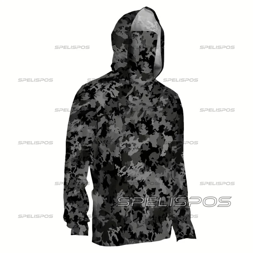 Men's Long Sleeve Fishing Hoodie Sailing Shirt