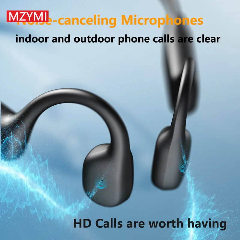 Bone Conduction Wireless Waterproof Bluetooth 5.4 Headphones