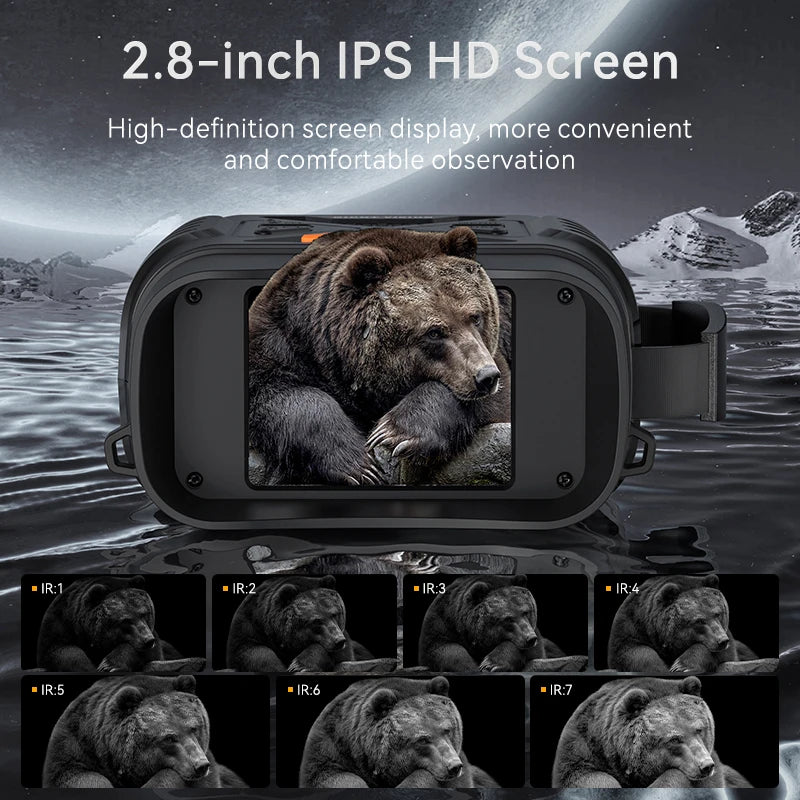 Night Vision Binoculars 7 Gear Infrared Binoculars 10X Digital Zoom