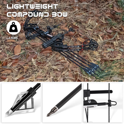 Archery Ready to Hunt Compound Bow Package for Adults and Teens