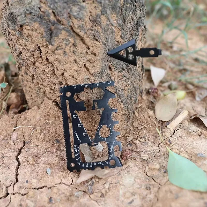 18-in-1 Credit Card Multi-Function Survival Tool