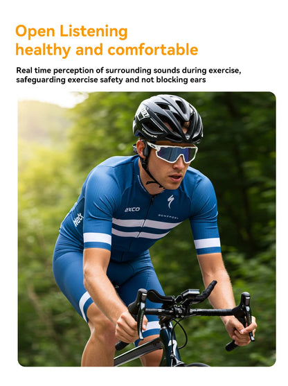 Bone Conduction Wireless Waterproof Bluetooth 5.4 Headphones