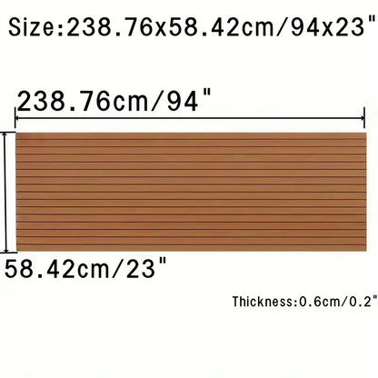 Teak Decking Sheet Boat Flooring Fit Self-Adhesive Foam Marine Flooring